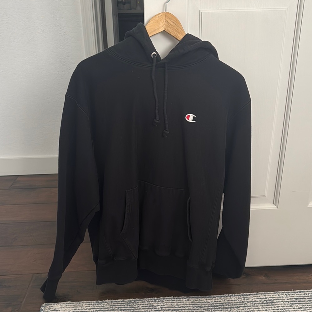Champion Black Hoodie